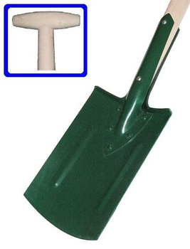 Szpadel ogrodowy nitowany wzmocniony trzonek T 90 cm 168 KARD