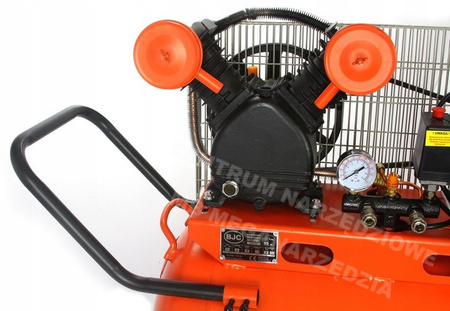 Kompresor tłokowy olejowy sprężarka 115L 400l/min 8 bar BJC M88014V