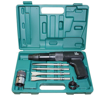 Jonnesway Młotek pneumatyczny z zestawem 4szt. grotów (uchwyt 6-kątny) JAH-303HK