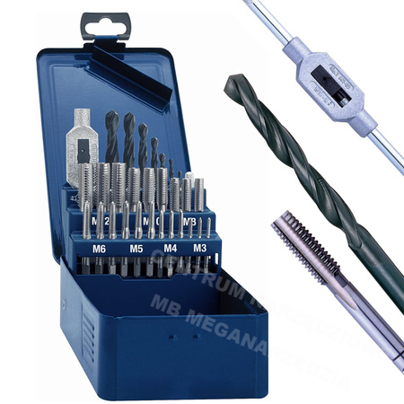 10703A Zestaw gwintowników 28elm M3-M12