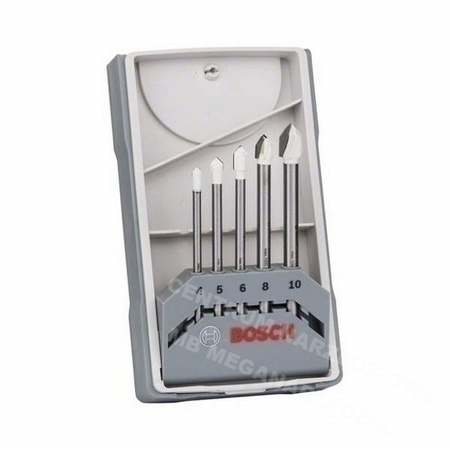 2608587169 Zestaw wierteł do płytek ceramiki 4/5/6/8/10