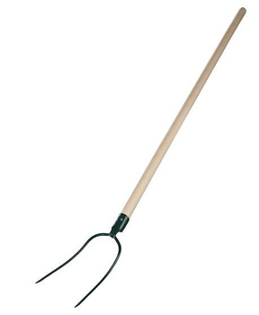 Widły ogrodowe 2 zęby z trzonem prostym 130 cm 234 KARD
