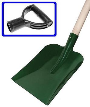 Łopata do piasku drewniany trzonek plastikowy uchwyt D 216 KARD