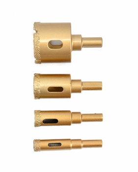 Otwornica diamentowa 12 mm do ceramiki szkła granitu AWTOOLS AW47253