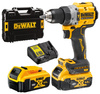 Wiertarko-wkrętarka udarowa 18V 90Nm 2x5Ah DCD805P2T-QW DEWALT