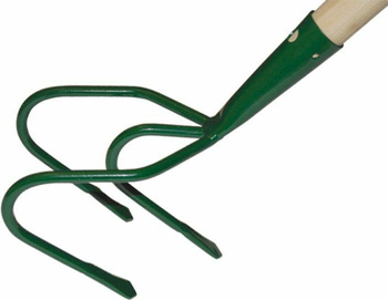 Spulchniacz ogrodowy trójząb płaski FI28 bez trzonka 99 KARD