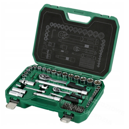 STALCO Zestaw kluczy nasadowych 84elm