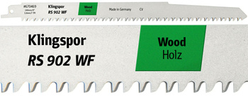 KLINGSPOR Brzeszczot do piły szablastej 240x19x1,2mm RS 902 WF /5szt.