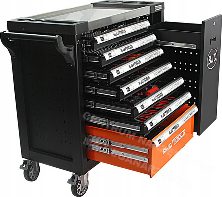 Szafka serwisowa 7 szuflad 306 el wózek narzędziowy M66598 BJC