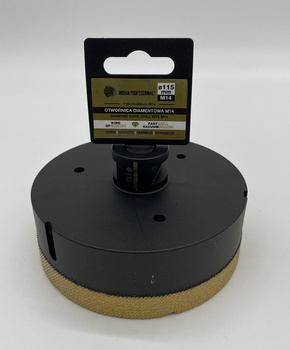Korona diamentowa m14 115mm wiercenie na sucho /INDIAN PROFESSIONAL