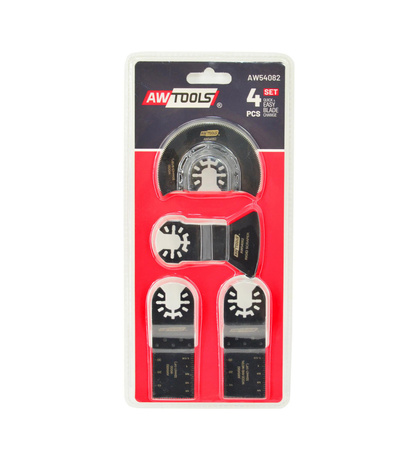 Zestaw brzeszczotów do multitoola 4 szt HCS BiM AW54082 AWTOOLS