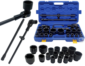 FALON TECH Komplet kluczy nasadowych 3/4 26elm. FT3426