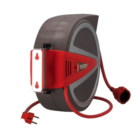 AIRPRESS Przedłużacz elektryczny na zwijadle 15m