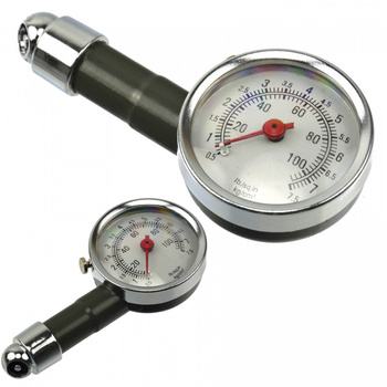 Ciśnieniomierz do opon analogowy metal 0,5-7,5 bar G01304 GEKO