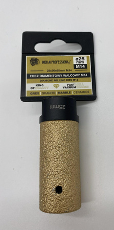 Frez diamentowy walcowy 25 mm M14 IP7722 INDIAN PROFESSIONAL
