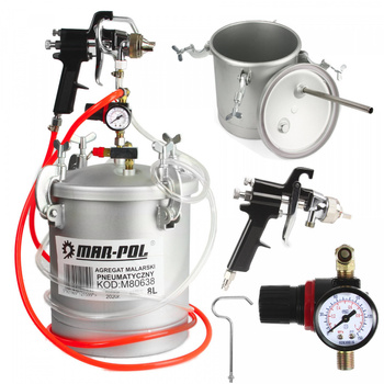 AGREGAT MALARSKI PNEUMATYCZNY 8L PISTOLET M80638