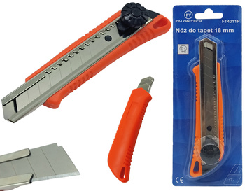 FALON TECH Nóż do tapet plastikowy FT4011P tapeciak