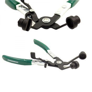 Jonnesway Szczypce wygięte do opasek taśmowych AI040027