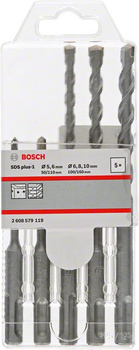 Wiertła do betonu SDS-Plus 5-10mm 5 szt. 2608579119 BOSCH