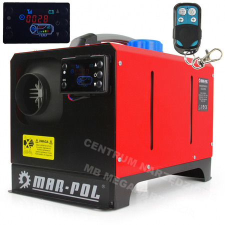 Nagrzewnica olejowa 8 kW 12V / 230V postojowa Webasto Dmuchawa z termostatem