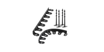 Obrzeże ogrodowe Boarder 0645 czarne IB0645-S411 PROSPERPLAST