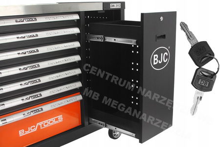 Szafka serwisowa 7 szuflad 306 el wózek narzędziowy M66598 BJC