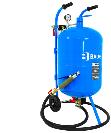BAUG Piaskarka syfonowa 76 litrów + Maska ochronna