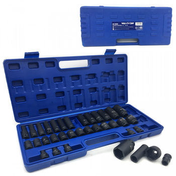 ADLER Nasadki udarowe 1/2" 35szt nasadek udarowych 8-32mm