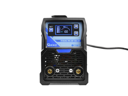 GEKO Spawarka inwertorowa MMA IGBT 250A LCD 230V elektrodowa