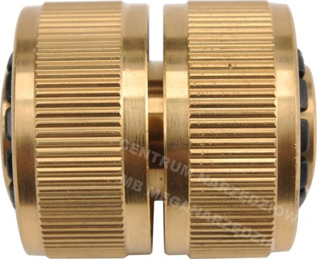 FLO Łącznik węża 3/4" mosiądz 89105