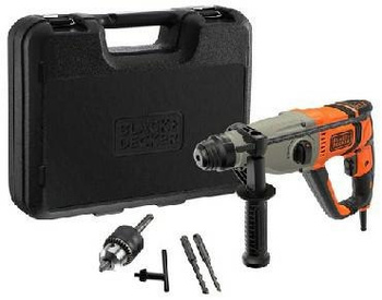 Młotowiertarka 800W SDS+ kufer 3 tryby BEHS02K-QS BLACK&DECKER