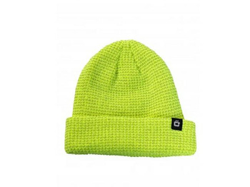 HOGERT Czapka zimowa z nitką odblaskową neon żółta uni