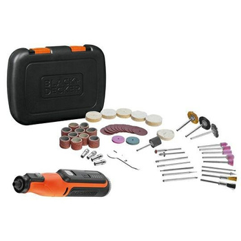BLACK+DECKER Szlifierka multifunkcyjna 8V +52szt. akcesoriów