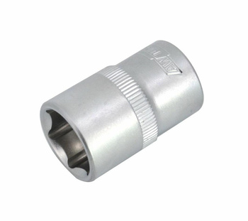 AWTOOLS Nasadka sześciokątna 1/2" krótka 21mm BLACK LINE