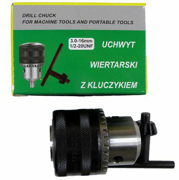 Główka wiertarki 16mm 1/2 kluczyk /SILVER