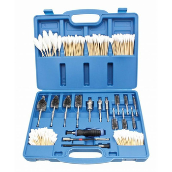 SATRA Zestaw do czyszczenia gniazd wtryskiwaczy 429 elementów