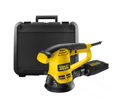 STANLEY Szlifierka mimośrodowa 125mm 480W + Kufer