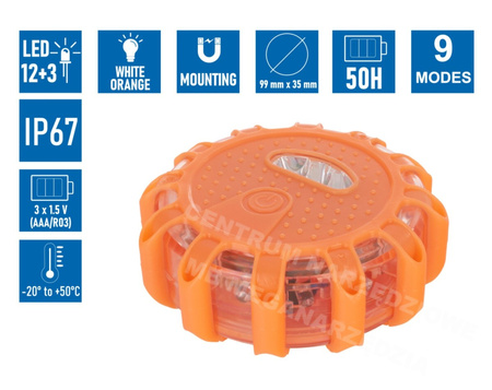 GEKO Lampa ostrzegawcza typu Flara