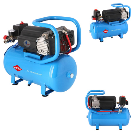 AIRPRESS Kompresor bezolejowy 15L 0,55 kW LMO 15-210 cichy