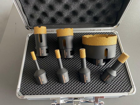 Korony diamentowe M14 6 szt na sucho IP7732 INDIAN PROFESSIONAL