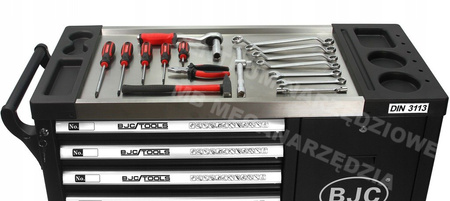 Szafka serwisowa 7 szuflad 306 el wózek narzędziowy M66598 BJC