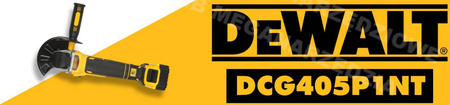 Szlifierka kątowa 125 mm 18V XR DCG405P1NT TSTAK 5,0 Ah DEWALT