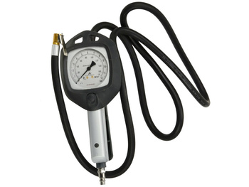 Pistolet do pompowania kół manometr 12 bar Schrader G01159 GEKO