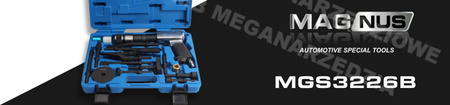 MAGNUS Młotek pneumatyczny z adapterami MGS3226B