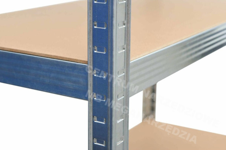Regał metalowy 5 półek 180x90x40 175kg MDF garaż AWTOOLS AW23153