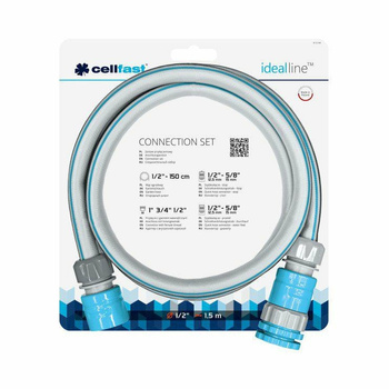 Zestaw przyłączeniowy do węża 1 2 1 5m szybkozłącza 55-998 CELLFAST