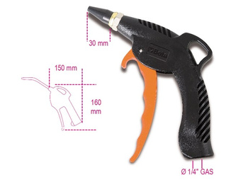 Pistolet do przedmuchiwania gumowa dysza 1949BC warsztatowy BETA POLSKA