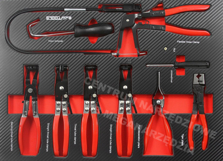 Szafka serwisowa 7 szuflad 306 el wózek narzędziowy M66598 BJC