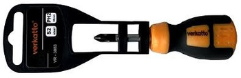 Wkrętak krzyżak PH2 38 mm krótki ze stali S2 VR-3883 VERKATTO