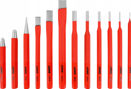 Punktaki i przecinaki 12 szt. w kasecie VERKE